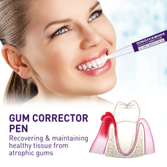 Gum Corrector Pen, Teeth Cleaning Whitening Brightening Repair Gum Teeth Beauty Pen
