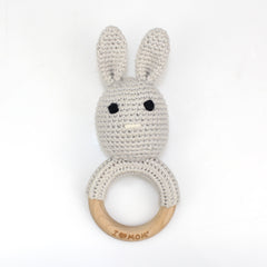 Carving Name Baby Soothing Bell Newborn Gift Bath Gift Knitted Cartoon Doll