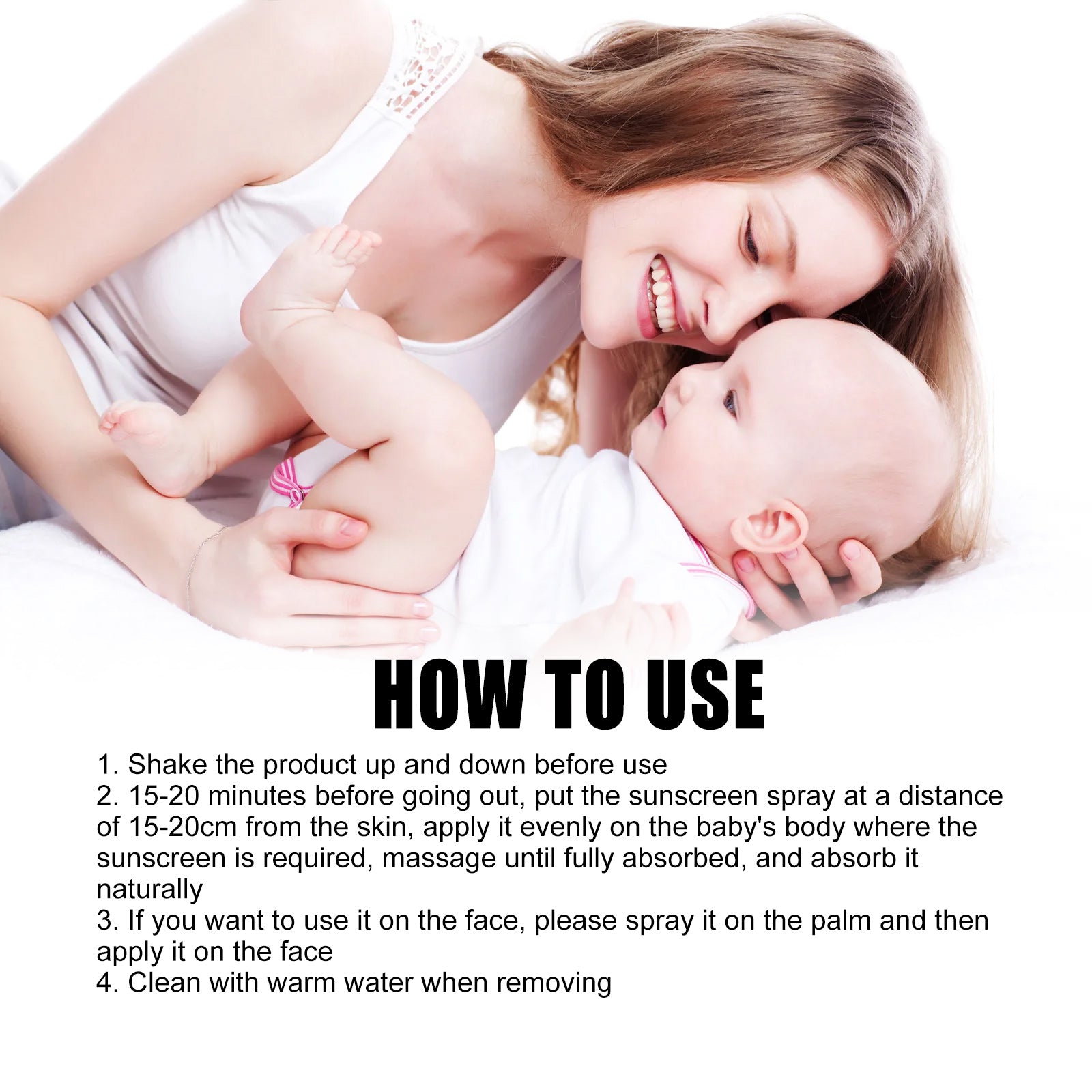Baby Ultraviolet Rays & Outdoor Sun-Proof Spray, Protect The Skin From Strong Sun And Protect The Baby's Outdoor Activities