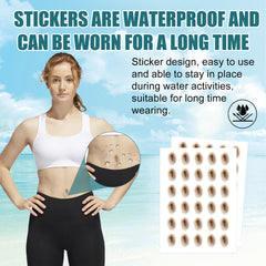 Shaped-up Belly Button Sticker, Height Beauty Body Emulates Waterproof Belly Button Sticker